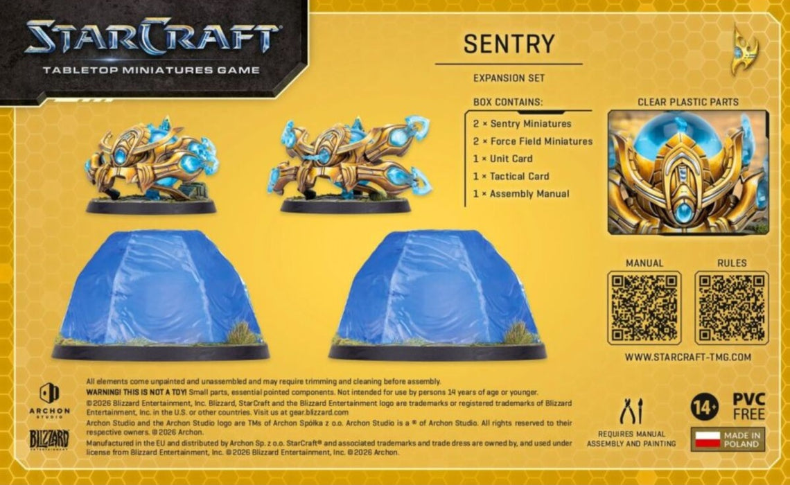 Starcraft Miniatures Games Protoss Sentry Expansion Set
