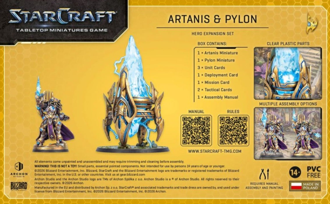 Starcraft Miniatures Games Protoss Artanis (Hierarch) Expansion Set