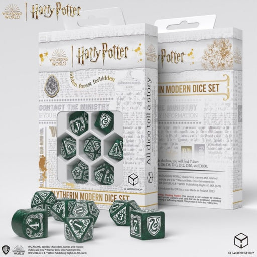 Harry Potter Slytherin Modern Dice Green