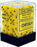 Dice Opaque 12mm D6 Yellow with Black (36) CHX25802