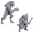 Critical Role Unpainted Miniatures Chetney Pock OPea & Werewolf
