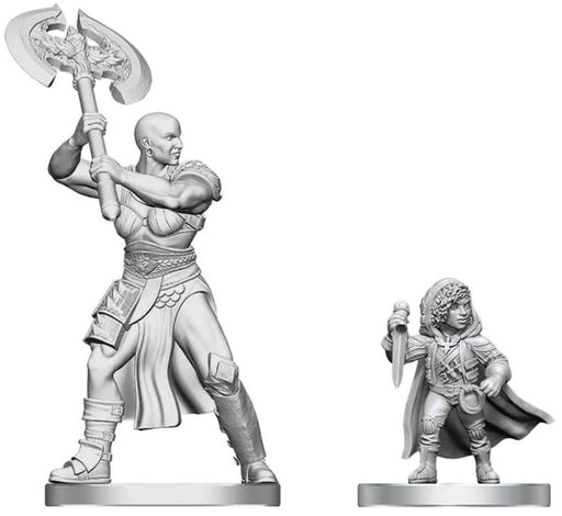 D&D Nolzur's Marvelous Miniatures Goliath Barbarian & Halfling Rogue