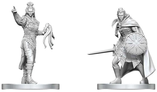 D&D Nolzur's Marvelous Miniatures Drow Elite Warrior & Drow Priestess of Lolth