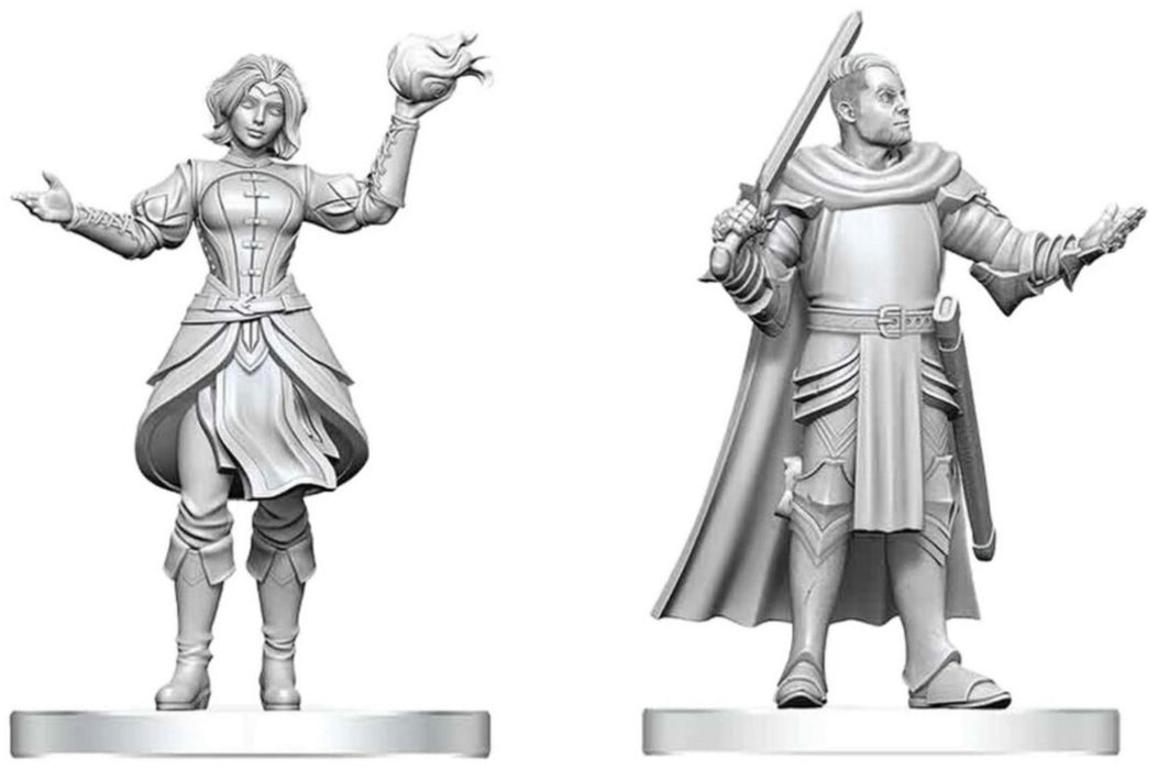 D&D Nolzur's Marvelous Miniatures Knight & Mage Apprentice