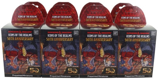 D&D Icons of the Realms 50th Anniversary 8 ct Booster Brick