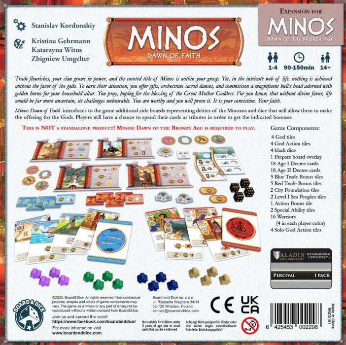 Minos Dawn of Faith Expansion