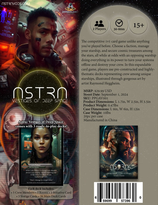 Astra Vestiges of Deep Space