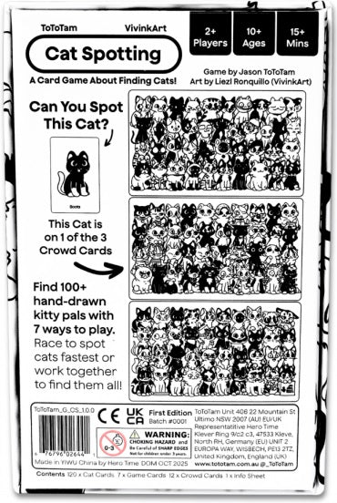 Cat Spotting Card Game