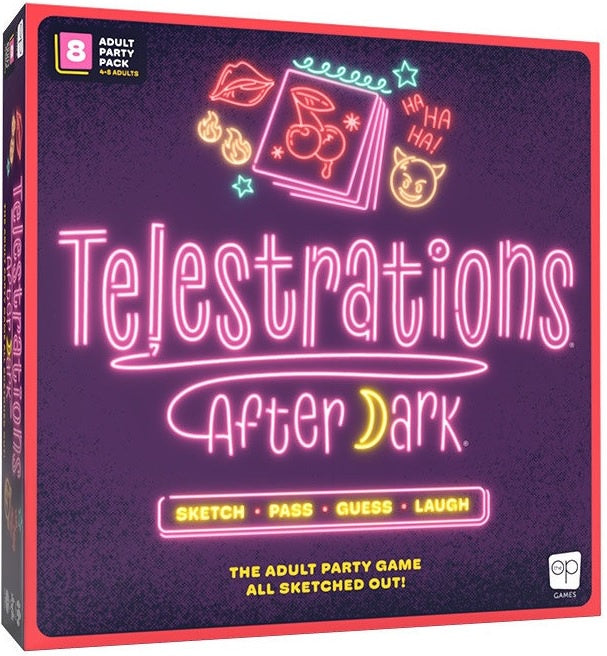 Telestrations After Dark (17+ Year) 8 Player New Edition
