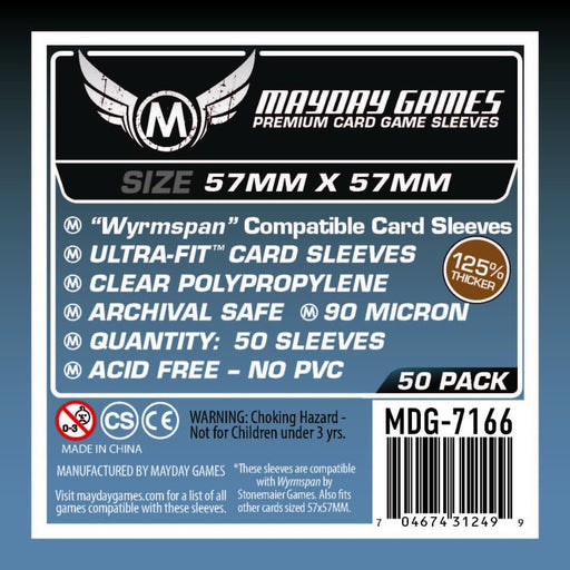 Mayday Premium Wyrmspan Compatible Card Sleeves (57 x 57) (50/pack)