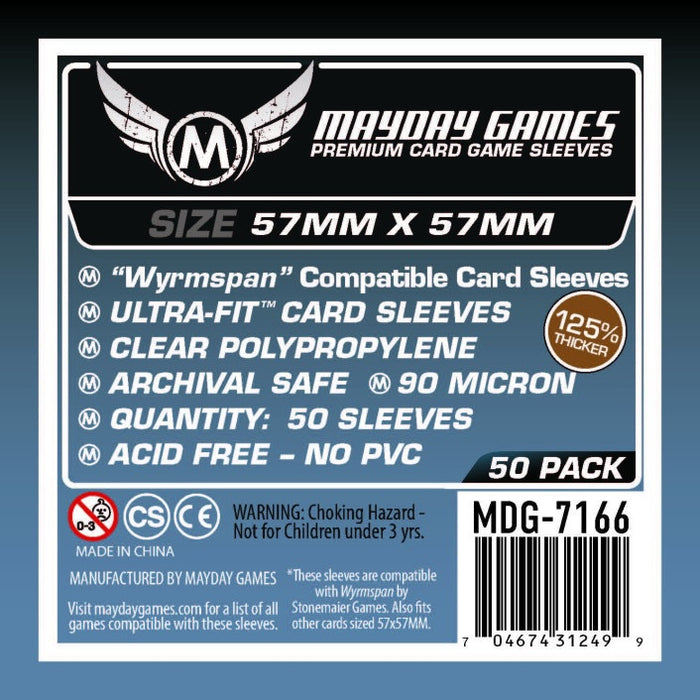 Mayday Premium Wyrmspan Compatible Card Sleeves (57 x 57) (50/pack)
