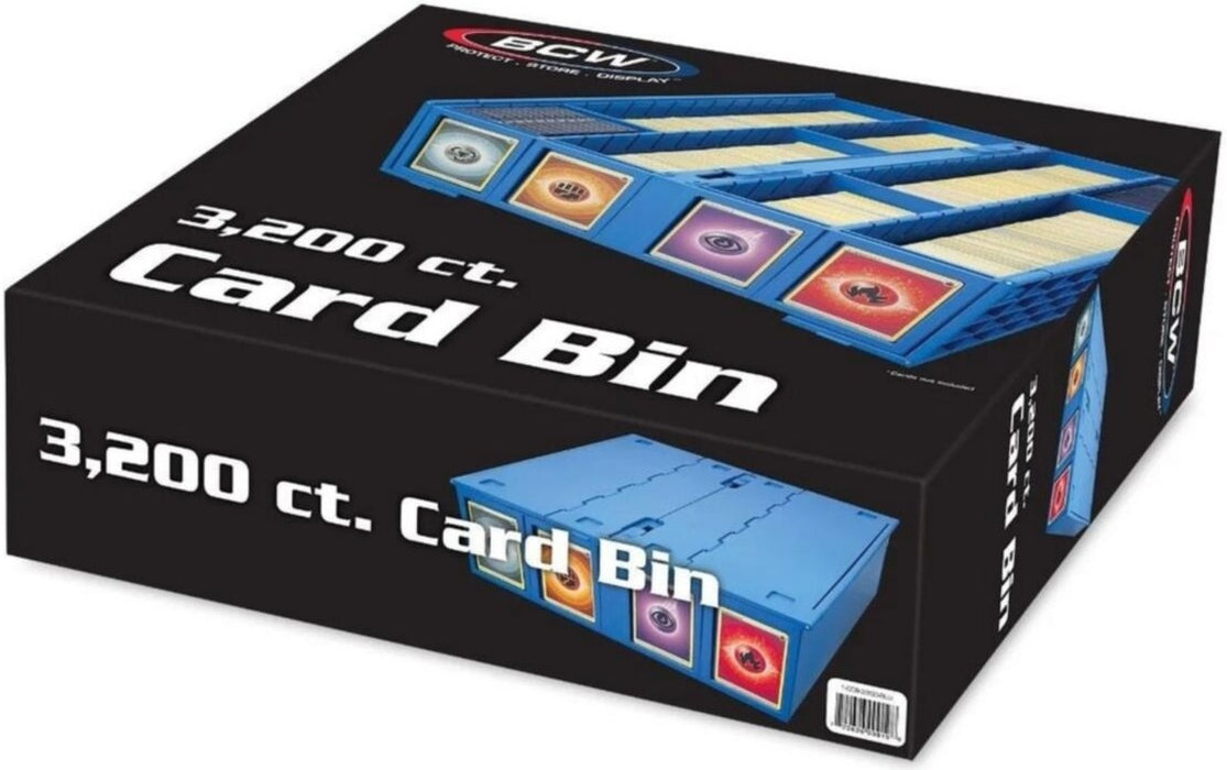 BCW Catalog & Bins Collectible Card Bin 3200 Blue