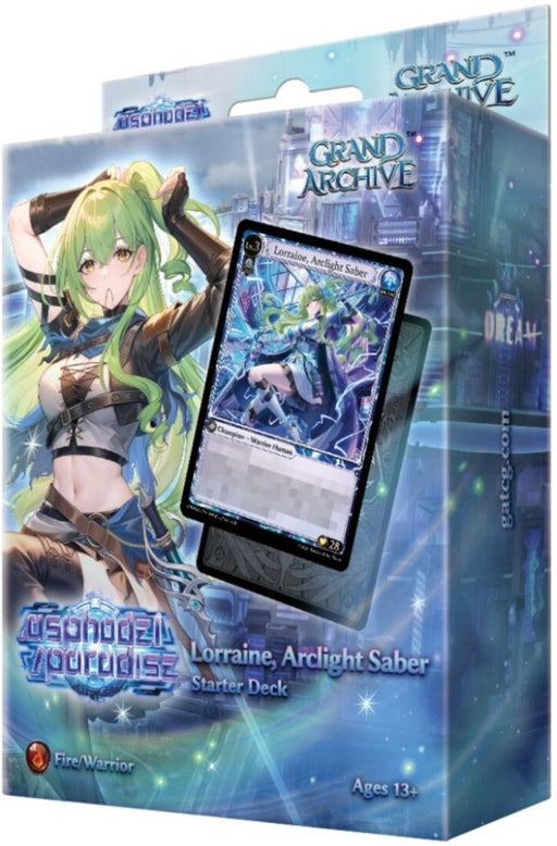 Grand Archive TCG .asphodel/paradise Starter Deck Lorraine, Arclight Saber