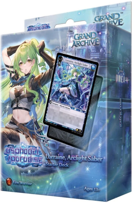 Grand Archive TCG .asphodel/paradise Starter Deck Lorraine, Arclight Saber