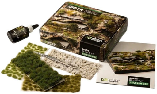 Gamers Grass - Box Sets - Grass Tuft Starter Box - Green