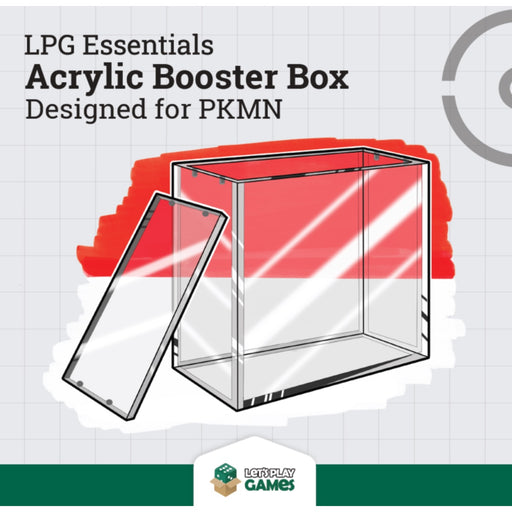 LPG Acrylic Booster Box Protector - Pokemon Booster Box Size