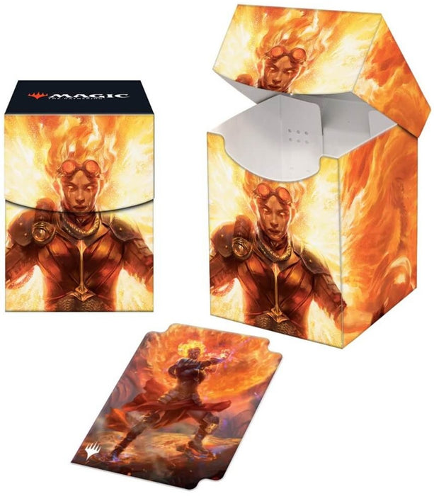 Ultra Pro March of the Machine Chandra, Hope’s Beacon 100+ Deck Box for Magic: The Gathering