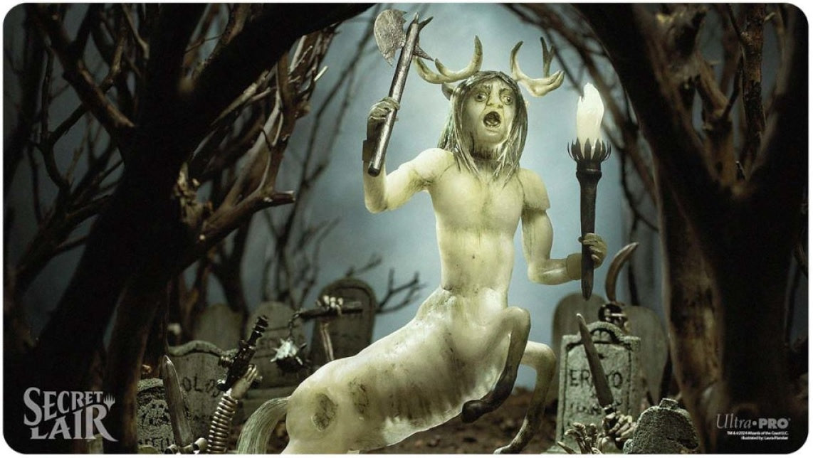 Ultra Pro Secret Lair Diabolical Dioramas Playmat Karador Ghost Chieftain for Magic: The Gathering