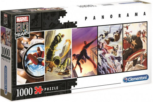 Clementoni Puzzle Marvel 80th Anniversary Panorama Puzzle 1,000 pieces Puzzle