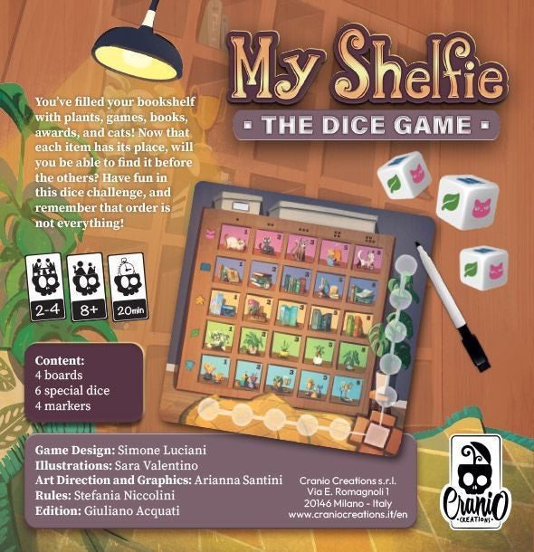 My Shelfie The Dice Game