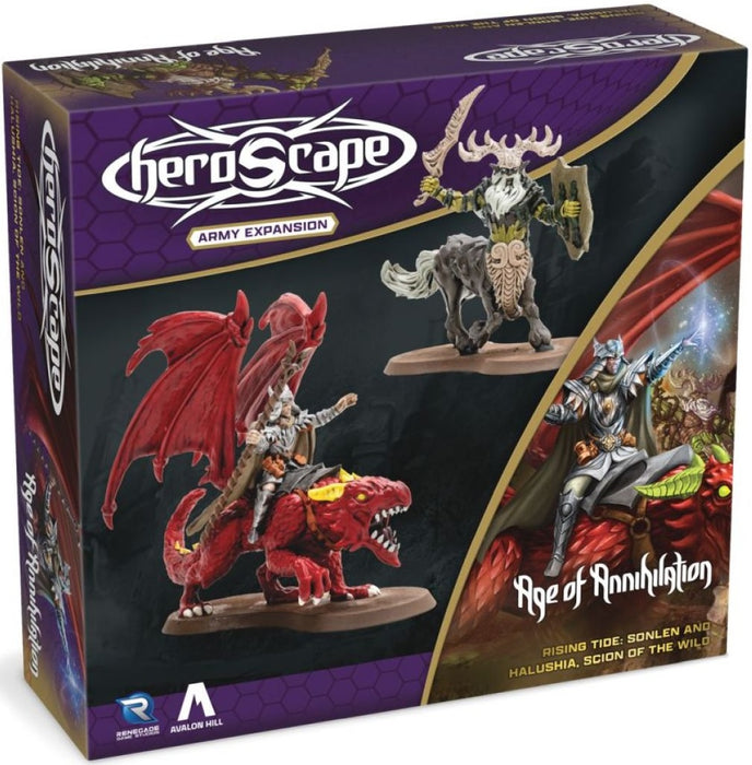 Heroscape - Rising Tide - Sonlen & Halushia; Scion of the Wild Army Expansion