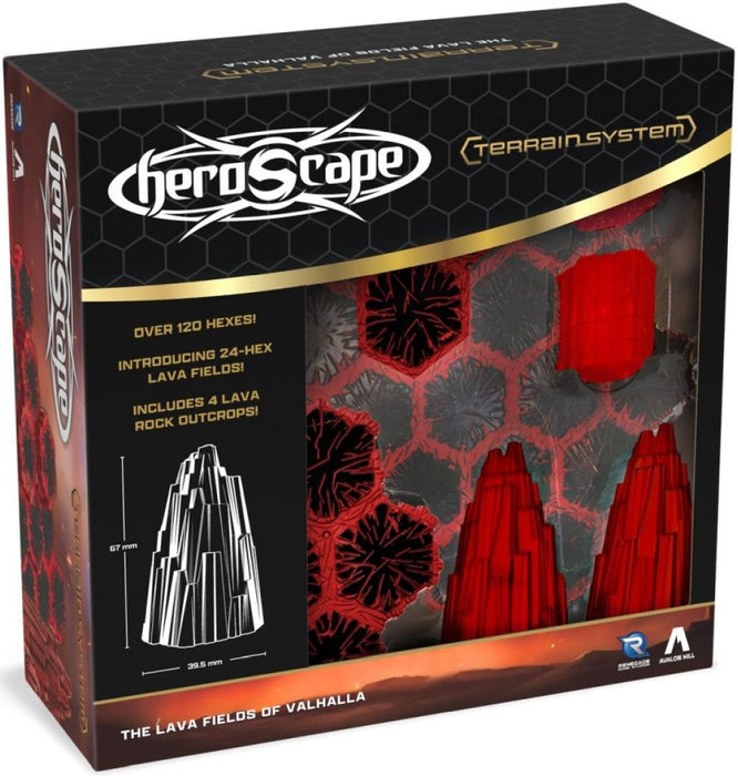 Heroscape The Lava Fields of Valhalla Terrain Expansion