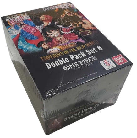 One Piece Card Game Emperors in the New World Double Pack Display of 8