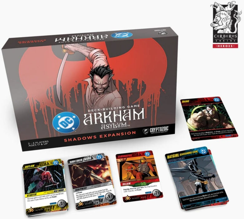 DC Comics Deck-Building Game Arkham Asylum Shadows Expansion