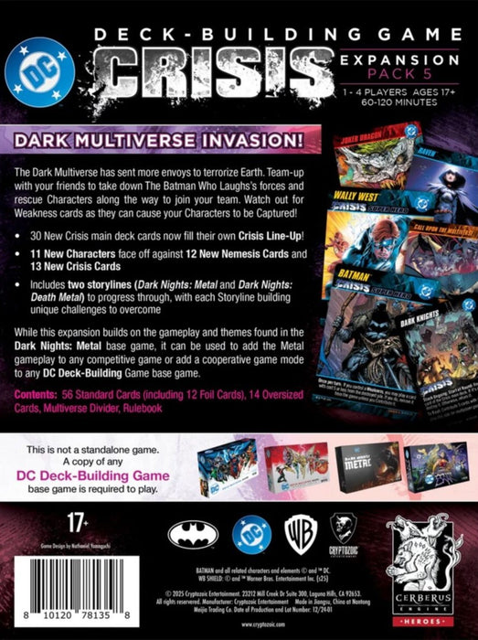 DC Comics Deck-Building Game Crisis Expansion Pack 5 - Death Metal