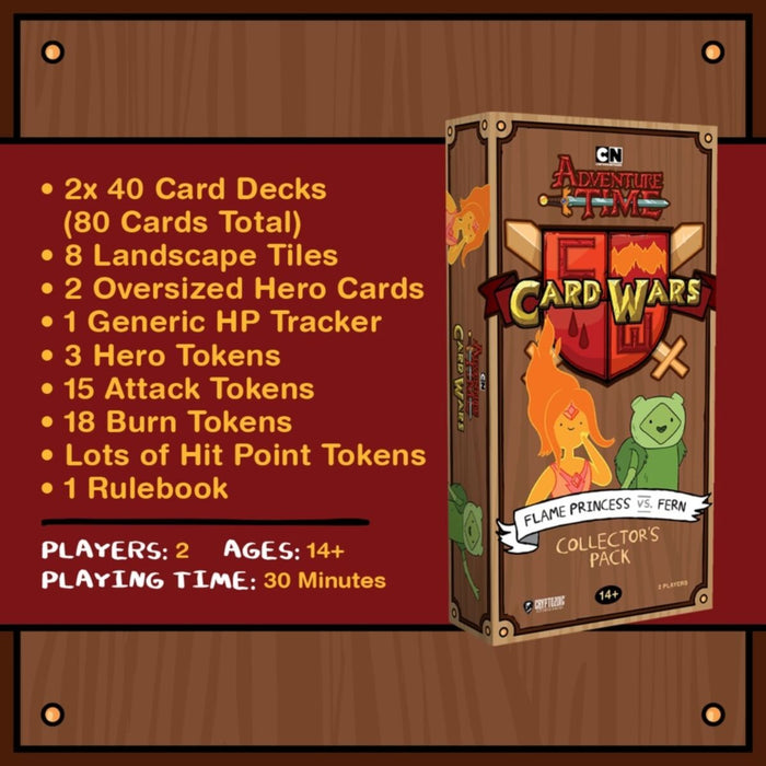 Adventure Time Card Wars Collectors Pack Flame Princess vs. Fern