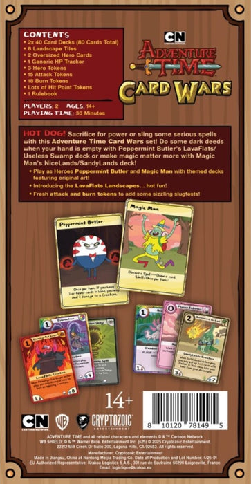 Cryptozoic: Adventure Time Card Wars Collectors Pack Peppermint Butler vs. Magic Man