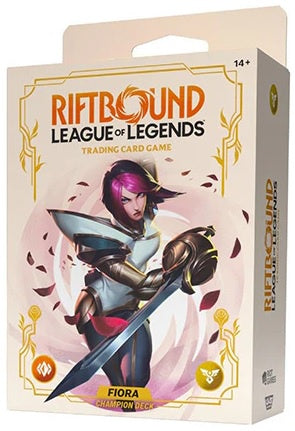 Riftbound League of Legends TCG Spiritforged Fiora Champion Deck