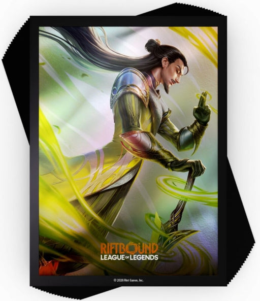 Riftbound League of Legends TCG Sleeves Unleashed Master Yi, Wuju Master