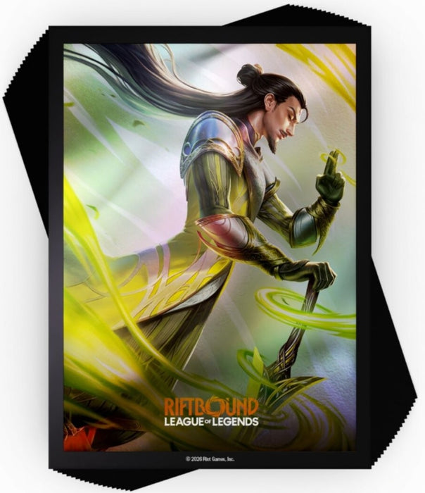 Riftbound League of Legends TCG Sleeves Unleashed Master Yi, Wuju Master
