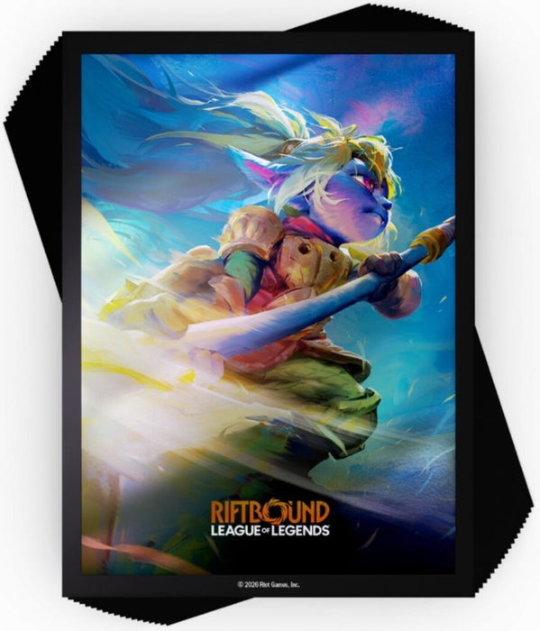 Riftbound League of Legends TCG Sleeves Unleashed Poppy, Keeper of the Hammer