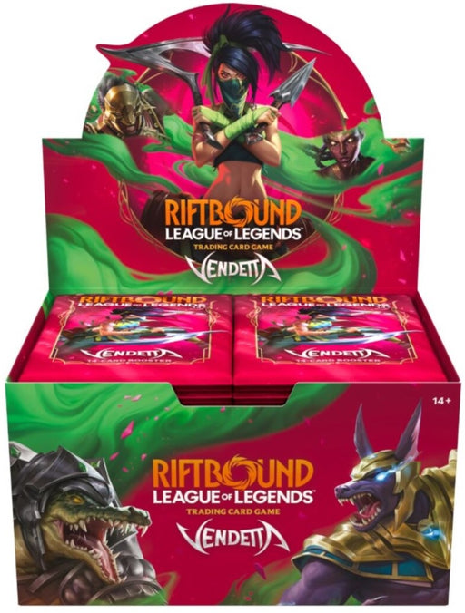 Riftbound League of Legends TCG Vendetta Booster Box