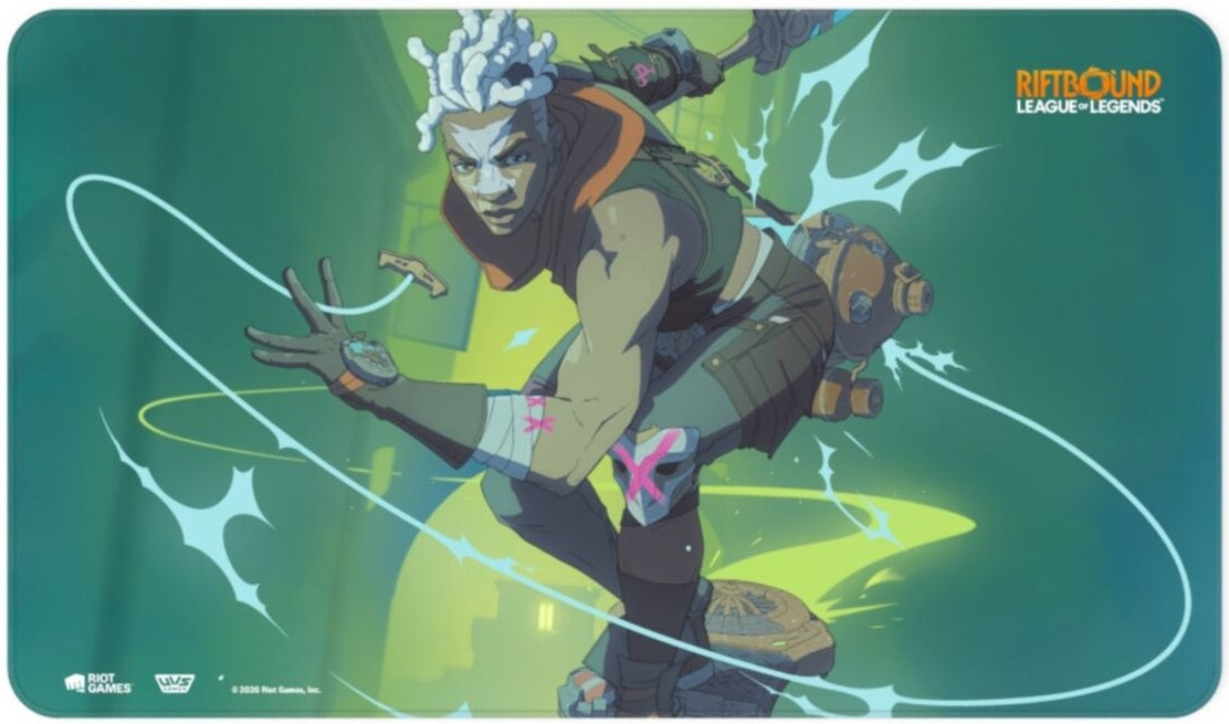 Riftbound League of Legends TCG Playmat Radiance Ekko Boy Who Shattered Time