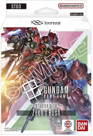 Gundam Card Game Starter Deck Zeon's Rush
