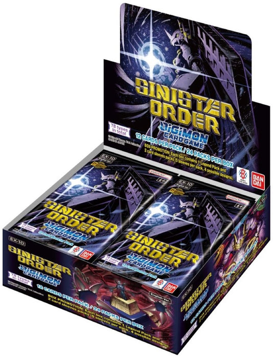 Digimon Card Game Extra Booster Box Sinister Order