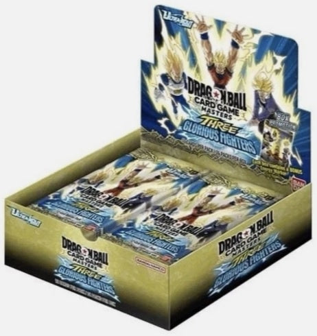 Dragon Ball Super Card Game Masters  Three Glorious Fighters Booster Box