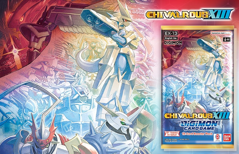 Digimon Card Game Chivalrous XIII EX-13 Booster Box Pre Order