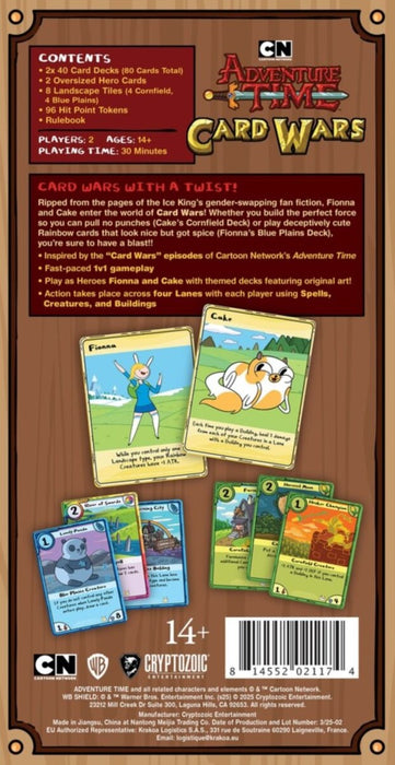 Adventure Time Card Wars Collectors Pack Fionna vs. Cake