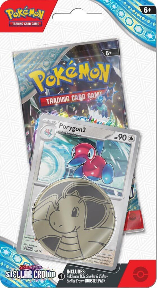 Pokémon TCG Scarlet & Violet 7 Stellar Crown Checklane Blister - Porygon2