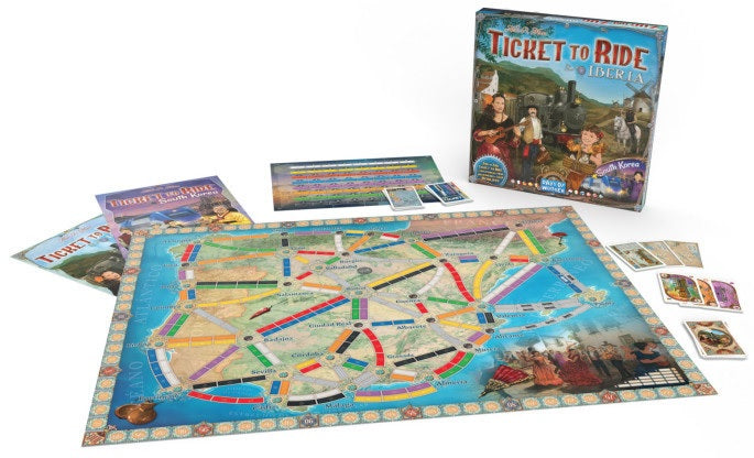 Ticket to Ride Map Collection Volume 8 Iberia & South Korea