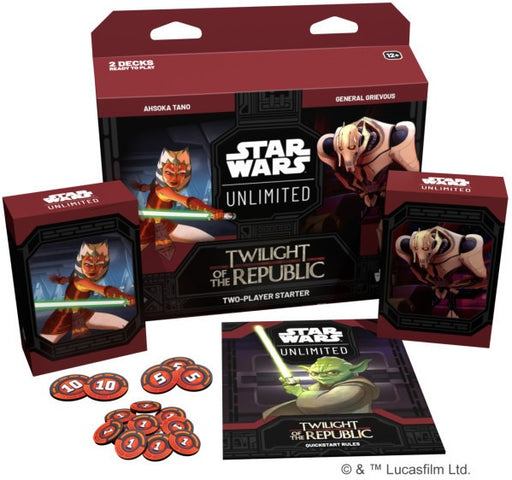 Star Wars Unlimited Twilight of the Republic Two-Player Starter