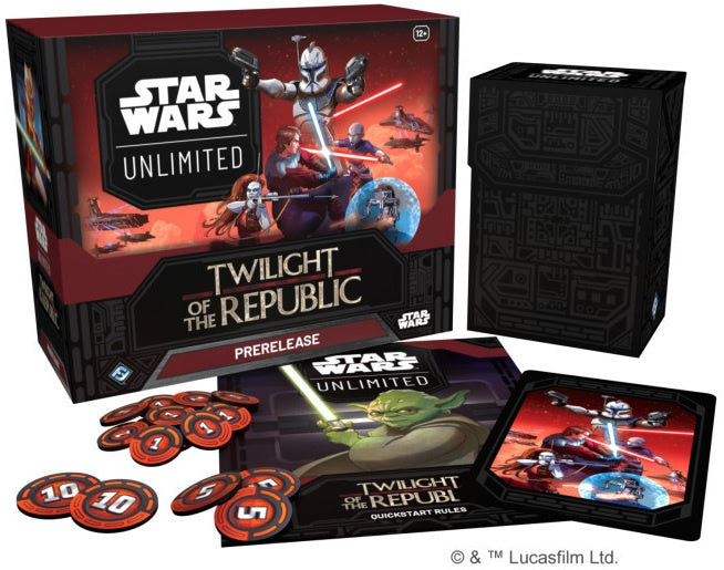 Star Wars Unlimited Twilight of the Republic Prerelease Box