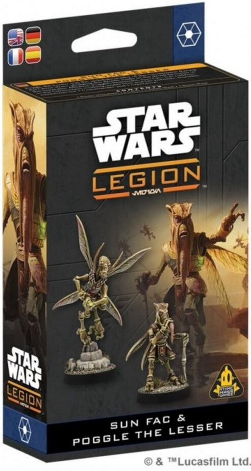 Star Wars Legion Sun Fac and Poggle the Lesser