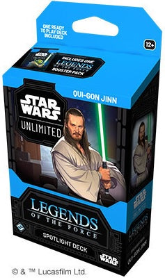 Star Wars Unlimited Legends of the Force Spotlight Deck Qui-gon Jinn