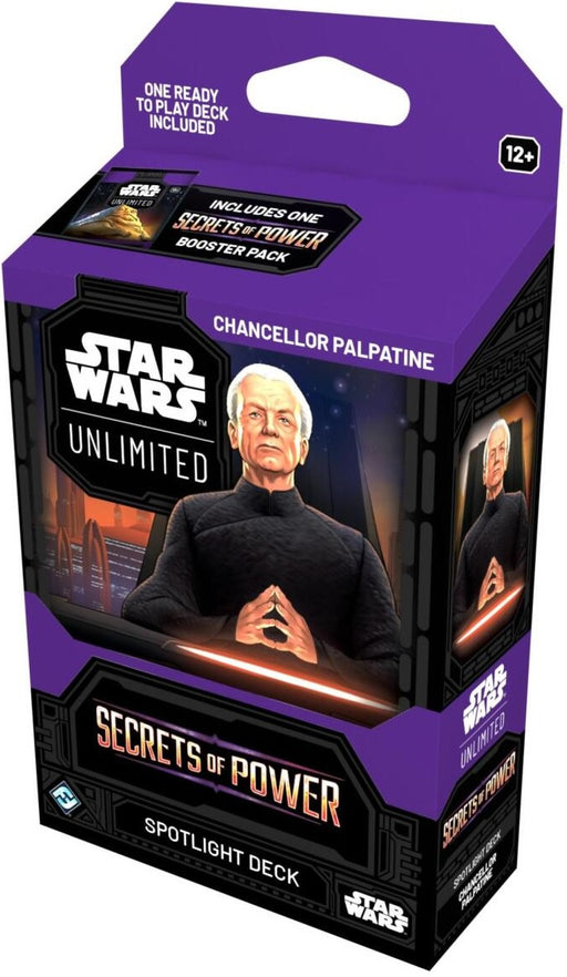 Star Wars Unlimited Secrets of Power Spotlight Deck Chancellor Palpatine