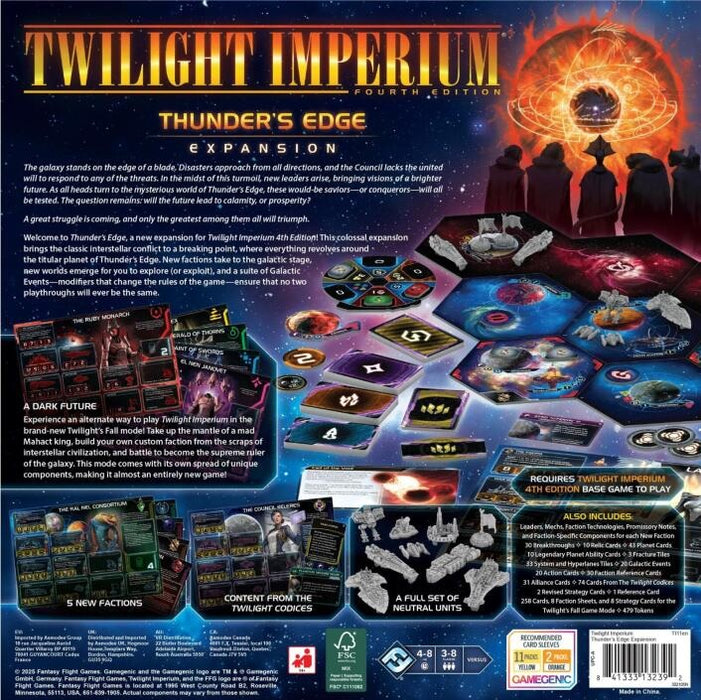 Twilight Imperium Thunder's Edge Expansion